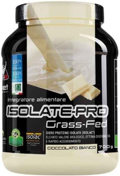 Net Integratori Isolate Pro Grass-Fed Cioccolato Bianco 700g