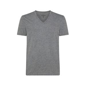 LUCA D'ALTIERI Set 2 t-shirt scollo V cotone jersey Grigio XL