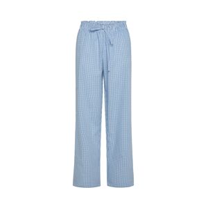 COINCASA Pantaloni cotone tinto filo a quadretti Azzurro M/L