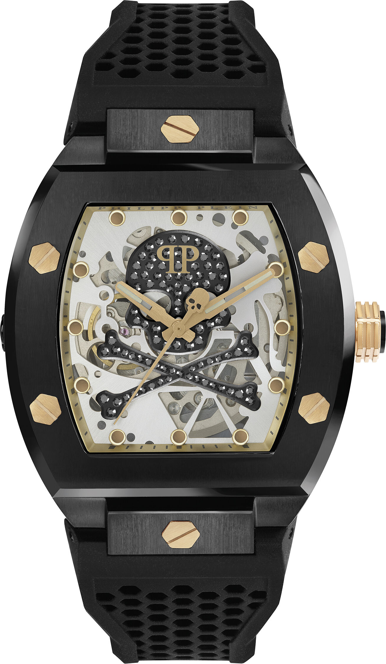 Philipp Plein THE $KELETON Caviar Watch Black