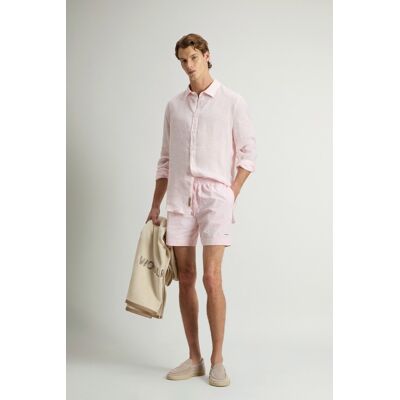 Woolrich uomo Costume da bagno in nylon tinto in capo Rosa Taglia L Woolrich uomo Costume da bagno in nylon tinto in capo Rosa Taglia L