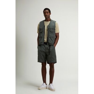 Woolrich uomo Gilet in nylon Olmetex lucido con finitura opaca Verde Taglia XXL Woolrich uomo Gilet in nylon Olmetex lucido con finitura opaca Verde Taglia XXL