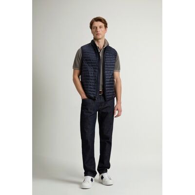 Woolrich uomo Gilet imbottito Allen in nylon ripstop Blu Taglia L Woolrich uomo Gilet imbottito Allen in nylon ripstop Blu Taglia L