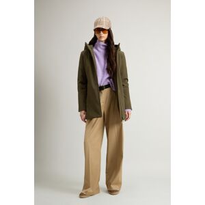 Woolrich donna Firth Parka in Tech Softshell Verde Taglia L Woolrich donna Firth Parka in Tech Softshell Verde Taglia L