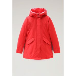 Woolrich Donna Arctic Parka in Ramar Cloth Rosso Taglia XXL