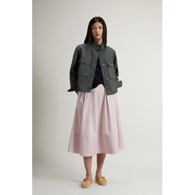 Woolrich donna Giacca a camicia Field in puro cotone lavato Verde Taglia XS Woolrich donna Giacca a camicia Field in puro cotone lavato Verde Taglia XS