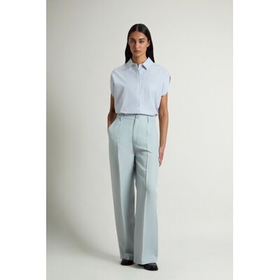 Woolrich donna Pantaloni in misto lino Blu Taglia 27 Woolrich donna Pantaloni in misto lino Blu Taglia 27