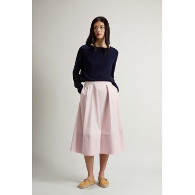 Woolrich donna Gonna in popeline di puro cotone Rosa Taglia M Woolrich donna Gonna in popeline di puro cotone Rosa Taglia M