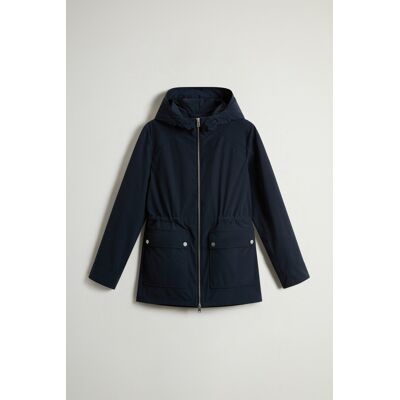 Woolrich donna Giacca in Urban Touch con cappuccio Blu Taglia XL Woolrich donna Giacca in Urban Touch con cappuccio Blu Taglia XL