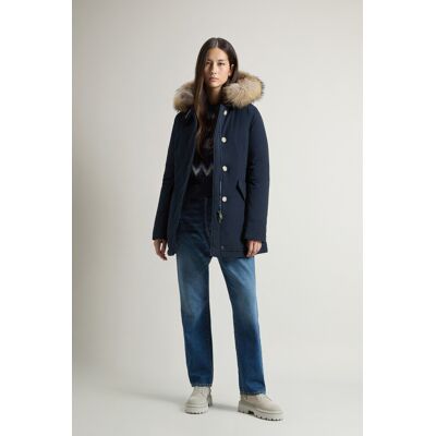 Woolrich donna Arctic Parka in Urban Touch con pelliccia removibile Blu Taglia S Woolrich donna Arctic Parka in Urban Touch con pelliccia removibile Blu Taglia S