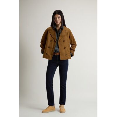 Woolrich donna Peacoat in puro cotone Marrone Taglia XXL Woolrich donna Peacoat in puro cotone Marrone Taglia XXL