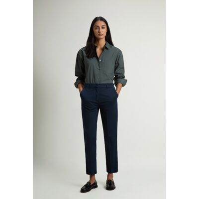 Woolrich donna Pantaloni chino in misto cotone elasticizzato Blu Taglia 25 Woolrich donna Pantaloni chino in misto cotone elasticizzato Blu Taglia 25
