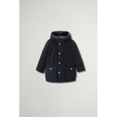 Woolrich Arctic Parka da bambino in Ramar Cloth Blu Taglia 16 Woolrich Arctic Parka da bambino in Ramar Cloth Blu Taglia 16