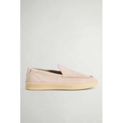Woolrich donna Mocassini in pelle scamosciata Beige Taglia 36/ Woolrich donna Mocassini in pelle scamosciata Beige Taglia 36/