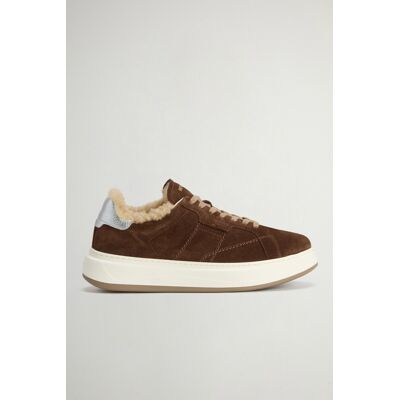 Woolrich donna Sneakers Arrow in camoscio e pelle di vitello Marrone Taglia 36 Woolrich donna Sneakers Arrow in camoscio e pelle di vitello Marrone Taglia 36