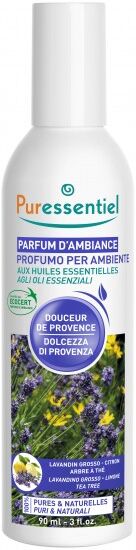 PURESSENTIEL Profumo per Ambiente agli Oli Essenziali Dolcezza di Provenza 90 ml