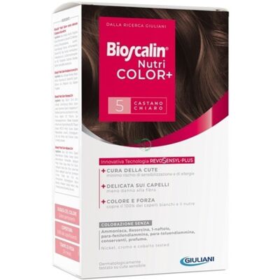 GIULIANI SpA Bioscalin Nutricolor Plus Tintura Capelli Colore 5 Castano Chiaro GIULIANI SpA Bioscalin Nutricolor Plus Tintura Capelli Colore 5 Castano Chiaro