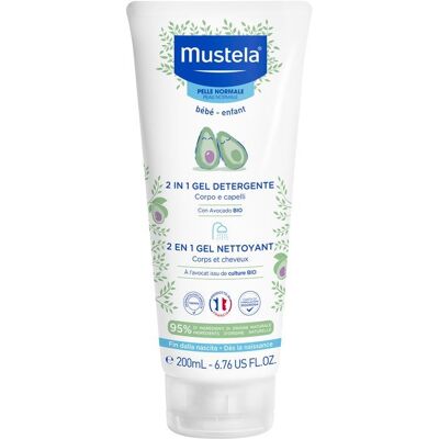 LAB.EXPANSCIENCE ITALIA Mustela 2in1 Gel Detergente Corpo e Capelli 200 ml LAB.EXPANSCIENCE ITALIA Mustela 2in1 Gel Detergente Corpo e Capelli 200 ml