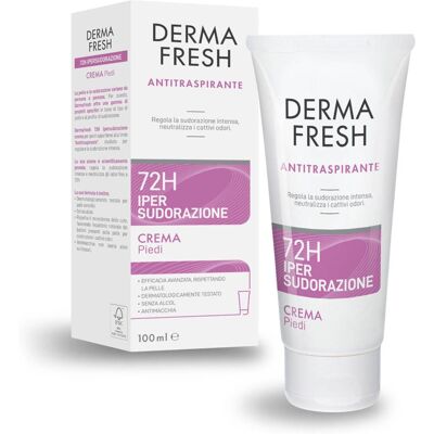 Cooper Dermafresh 72H Ipersudorazione Crema Piedi 100 ml Cooper Dermafresh 72H Ipersudorazione Crema Piedi 100 ml