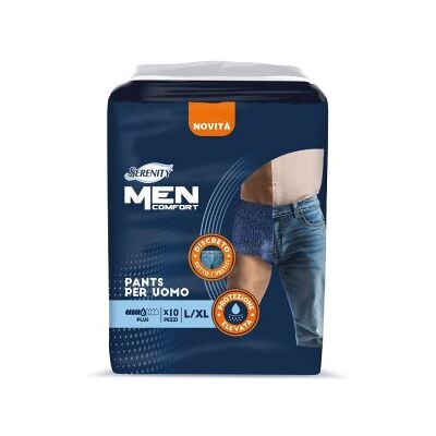 SERENITY SpA Serenity Pants Man Comfort Plus Taglia L/XL 10 Pezzi SERENITY SpA Serenity Pants Man Comfort Plus Taglia L/XL 10 Pezzi