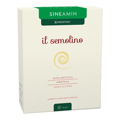 Piam Farmaceutici Spa Sineamin Semolino - Pasta senza glutine per supporto renale Piam Farmaceutici Spa Sineamin Semolino - Pasta senza glutine per supporto renale