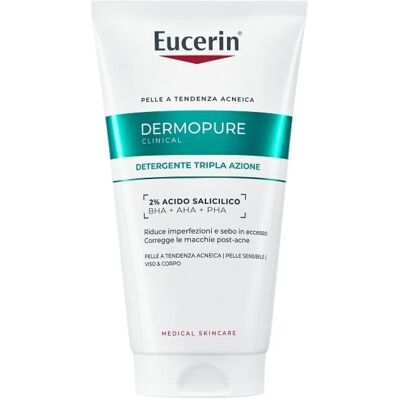 BEIERSDORF EUCERIN Eucerin Dermopure Clinical Detergente Tripla Azione 150 ml BEIERSDORF EUCERIN Eucerin Dermopure Clinical Detergente Tripla Azione 150 ml