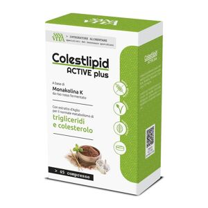 PALADIN PHARMA SpA Sanavita Colestlipid Active Plus 45 Compresse - Integratore per il controllo di colesterolo e trigliceridi
