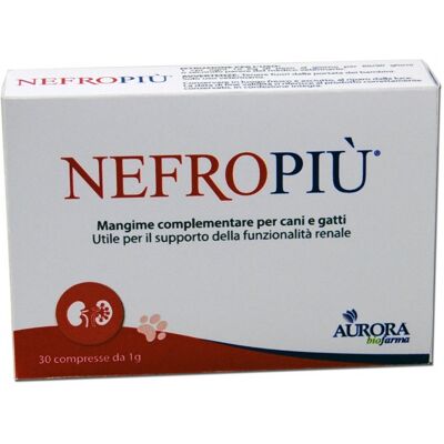 Aurora Biofarma Nefropiù Cani e Gatti 30 Compresse - Supporto Renale Aurora Biofarma Nefropiù Cani e Gatti 30 Compresse - Supporto Renale