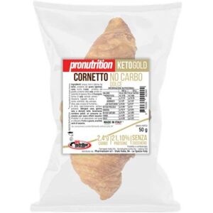 Pronutrition Cornetto Dolce Keto Nocarb 50 Grammi 4 Pezzi