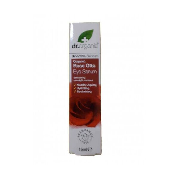 dr. organic rose eye serum 15 ml