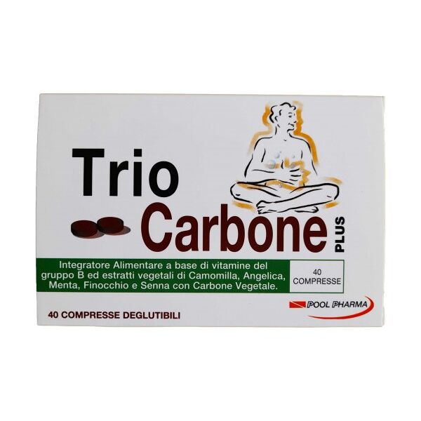 pool pharma trio carbone plus 40 compresse