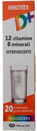 massigen 12 vitamine 8 minerali effervescente 20 cpr