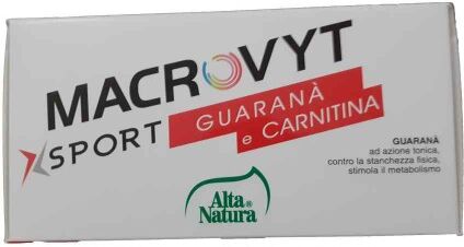 Alta Natura Macrovyt Guarana' E Carnitina