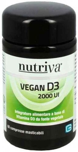 Nutriva Vegan D3 60 Compresse Masticabili