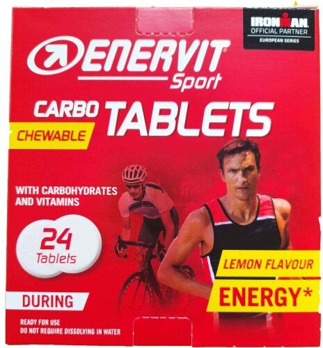 Enervit Carbo Tablets 24 Tavolette Sport Limone