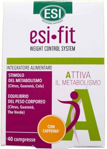 Esi Attiva Metabolismo Con Caffeina 40 Compresse