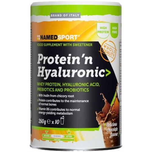 Named Protein'n Hyaluronic Cioccolato 260 Gr Sport