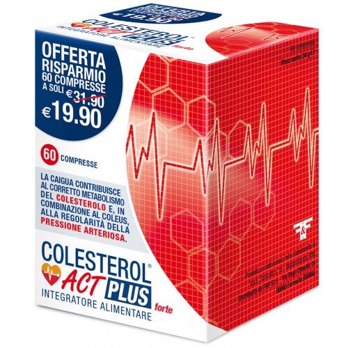 F&F Colesterol Act Plus Forte 60 Compresse