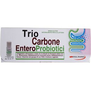 Pool Pharma Trio Carbone Enteroprobiotici 7 Flaconi