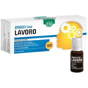 Esi Energy Line Lavoro 12 Flaconcini Da 15 Ml