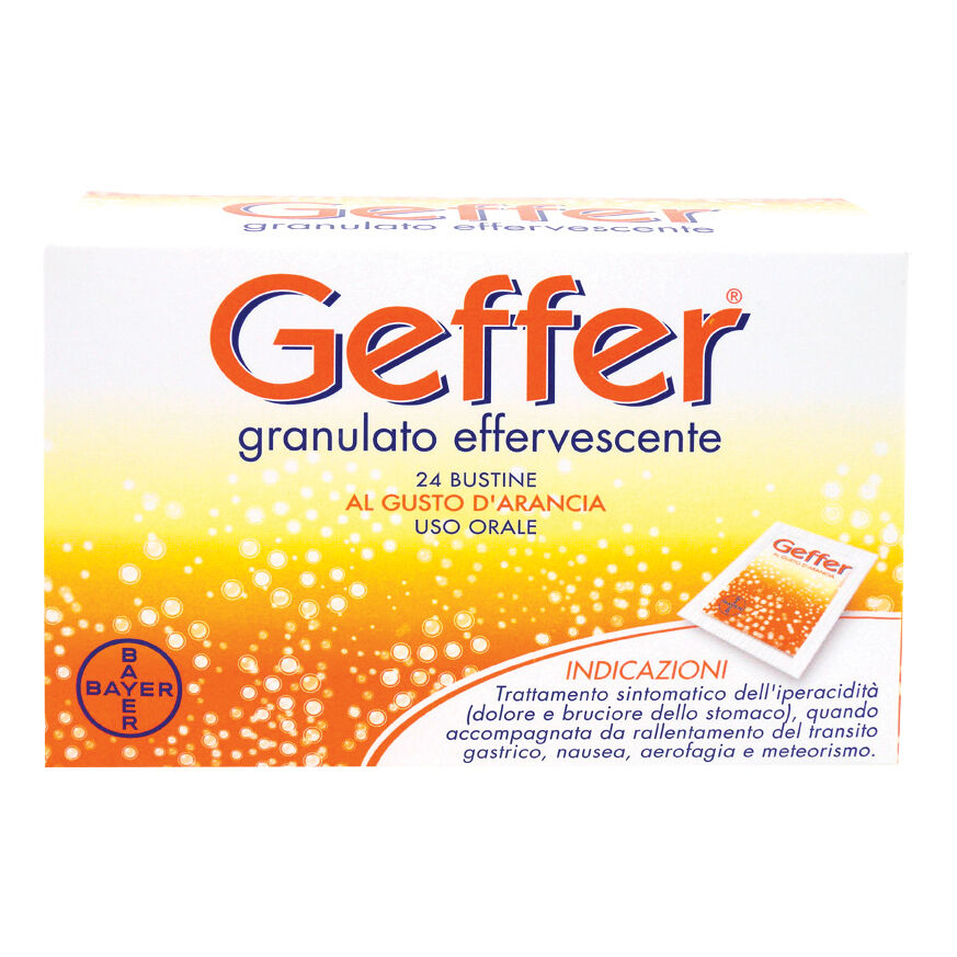 Bayer Spa Geffer Granulato Effervescente 24 Bustine 5g