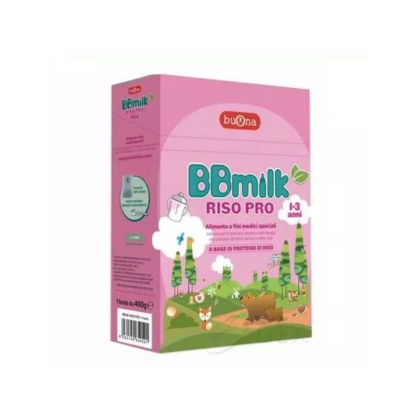 bbmilk riso pro 1-3 alimento speciale in polvere a base di proteine di riso 400 gr