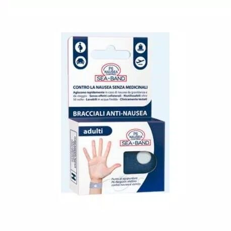 p6 nausea control sea band braccialetti anti nausea per adulti