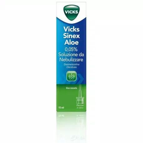 Vicks Sinex Aloe 0.05% - Spray Nasale 15 ml 0,05%