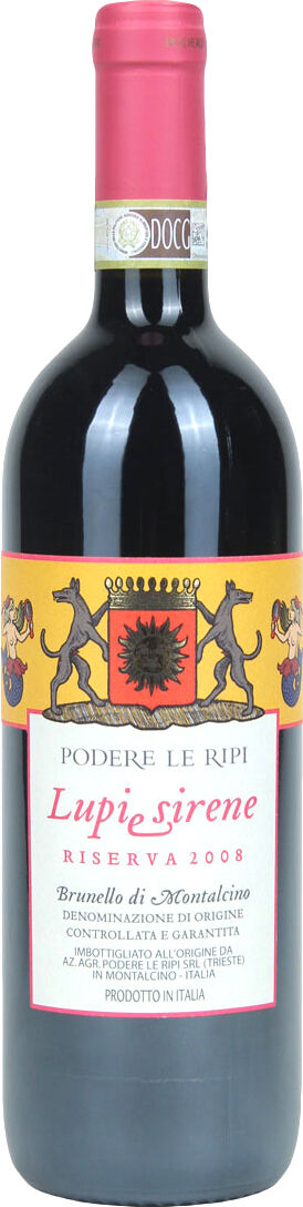 Podere Le Ripi Lupi & Sirene Riserva 2008