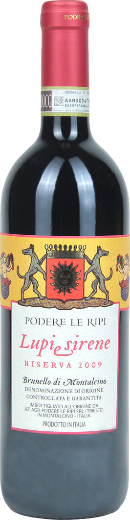 Podere Le Ripi Lupi & Sirene Riserva 2009