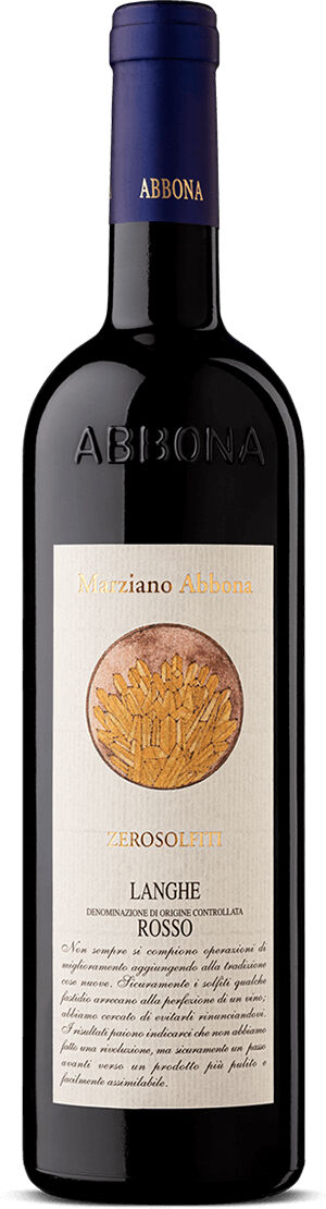 Abbona Langhe Rosso "Zerosolfiti"