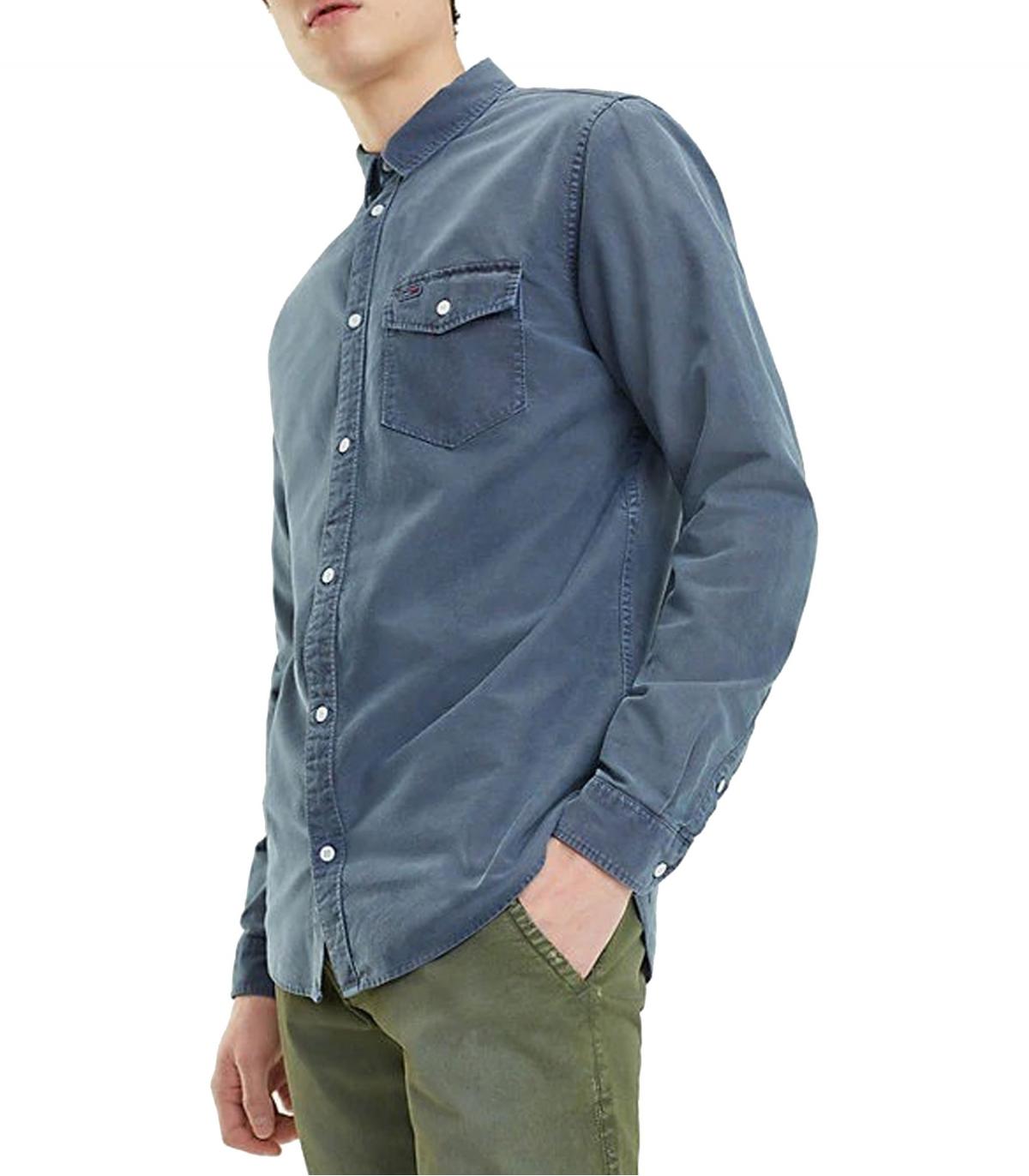 Tommy Jeans Camicia Tommy Jeans Oxford washed in cotone da uomo rif. DM0DM06561