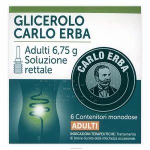 CARLO ERBA OTC SRL GLICEROLO (CARLO ERBA) AD 6 microclismi 6,75 g