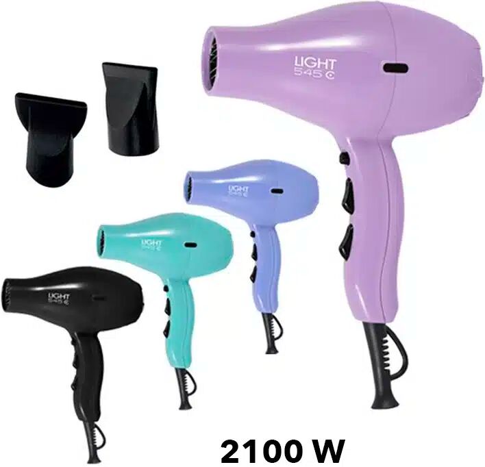 PHON ASCIUGACAPELLI 2100 WATT PER CAPELLI PROFESSIONALE LIGHT 545C colorato